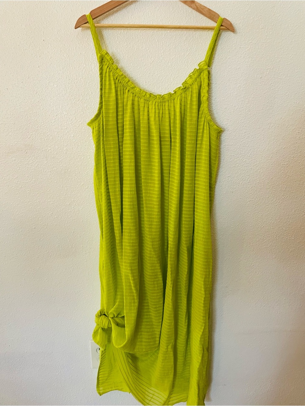 Lands' End Sleeveless Swim Coverup Raw Hem Size 2X Plus